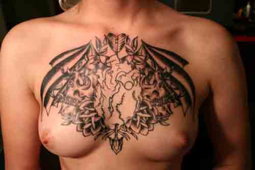 Chest tattoos