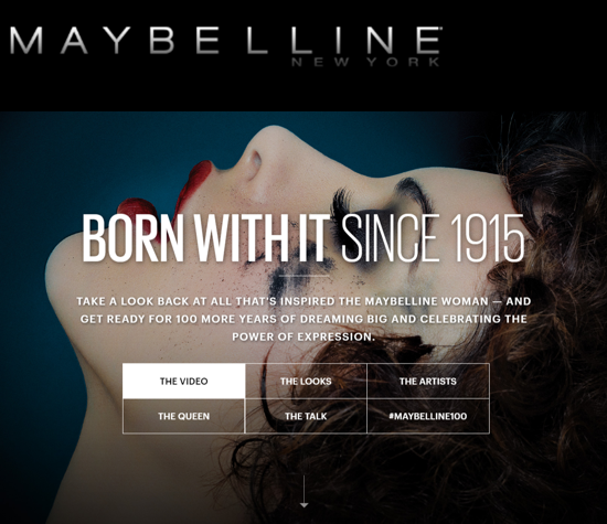 Maybelline 100th anniversary