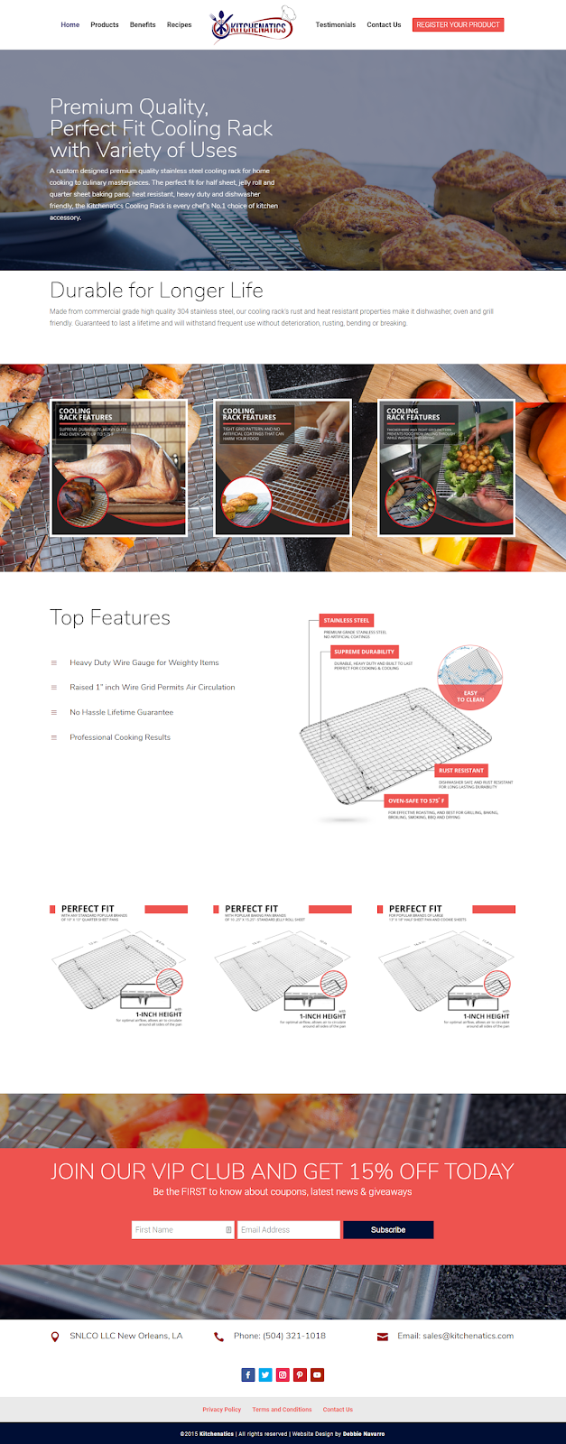 Kitchenatics DIVI Wordpress Website Development