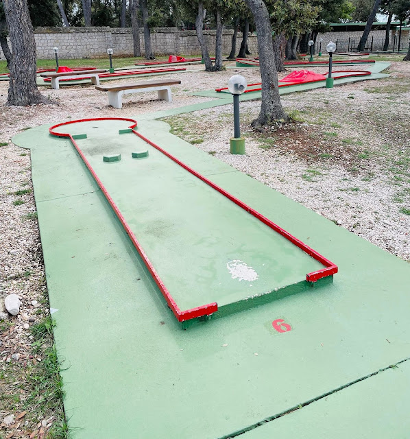 Hotel Pinija Mini Golf in Croatia by Christopher Gottfried, October 2022