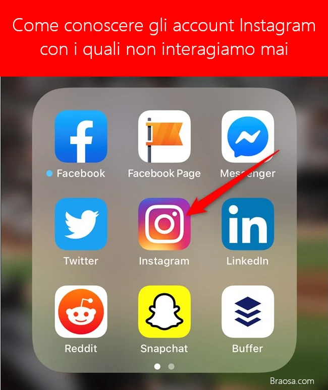 Come vedere con quali account Instagram non interagisci mai