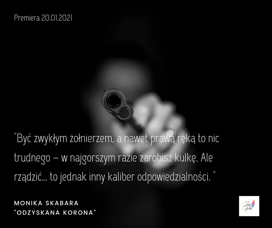 Monika Skabara "Odzyskana korona" - PRZEDPREMIEROWA recenzja patronacka