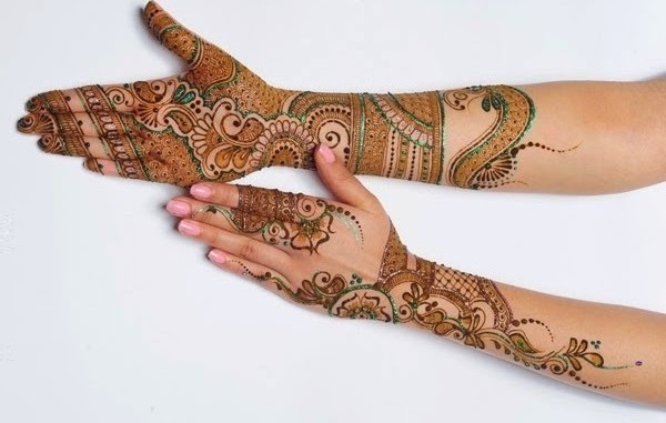 Fancy Glitter Henna for Hands Wallpapers Free Download