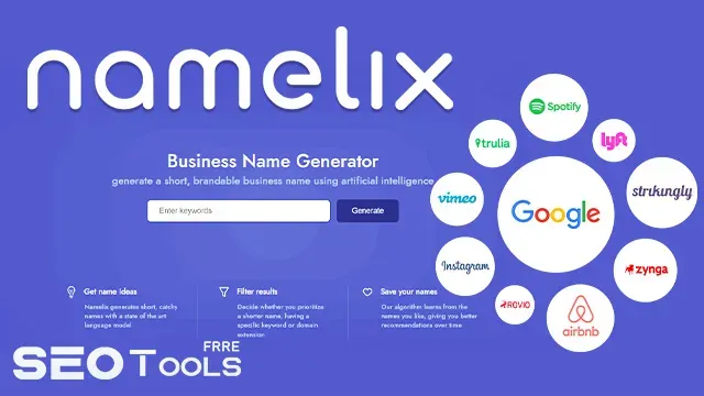 Namelix: Create a business name using artificial intelligence