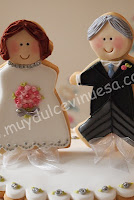 Muñecos para tarta de bodas de plata