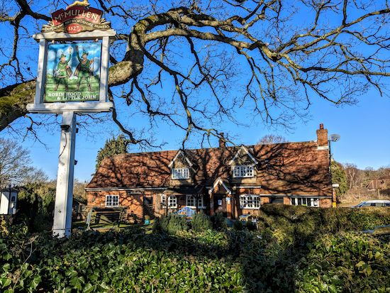 The Robin Hood & Little John at Rabley Heath