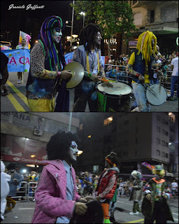 Desfile Inaugural del Carnaval. Uruguay. 2017.Murga Cayó la Cabra