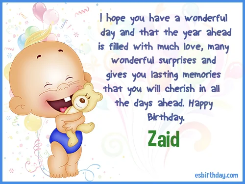Zaid Happy birthday