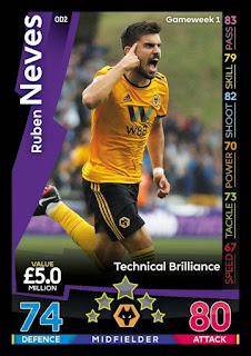 Topps Match Attax On Demand 2018-2019 Wolverhampton Wanderers Set