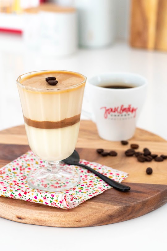 recette Panna cotta café, chocolat vanille