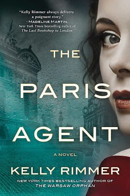 book cover of historical fiction novel The Paris Agent by Kelly Rimmer