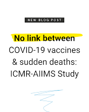 No link between COVID-19 vaccines & sudden deaths: ICMR-AIIMS Study