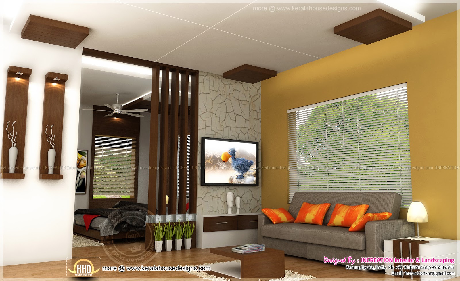 Interior designs from Kannur, Kerala - Kerala home design and floor plans