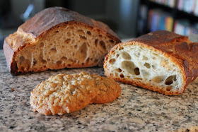 Bread Furst levain, palladin breads and oatmeal cookies