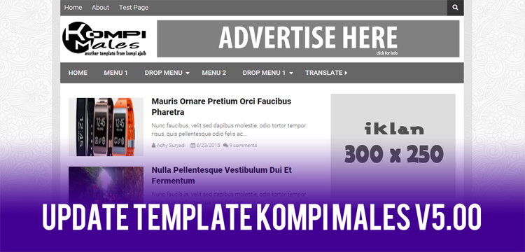 Update Struktur Data Untuk Template Kompi Males v5.00