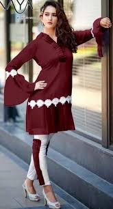 Maroon kurti