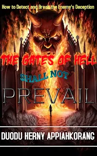 When Jesus came into the coasts of Caesarea Philippi, he asked his disciples, saying, Whom do men say that I the Son of man am? And they said, Some say that thou art John the Baptist: some, Elias; and others, Jeremias, or one of the prophets. He saith unto them, But whom say ye that I am? And Simon Peter answered and said, Thou art the Christ, the Son of the living God. And Jesus answered and said unto him, Blessed art thou, Simon Barjona: for flesh and blood hath not revealed it unto thee, but my Father which is in heaven. And I say also unto thee, That thou art Peter, and upon this rock I will build my church; and THE GATES OF HELL SHALL NOT PREVAIL AGAINST IT. And I will give unto thee the keys of the kingdom of heaven: and whatsoever thou shalt bind on earth shall be bound in heaven: and whatsoever thou shalt loose on earth shall be loosed in heaven. (Matthew 16:13-19). We use keys to unlock doors. Without the prescribed key, we cannot open the assigned door. The same principle applies to God’s kingdom. God has given us divine keys to enable us to walk in dominion. Failure to use the kingdom key allows the enemy to trap us in his dark kingdom. Find out in this book divine keys that block the secret and advanced tactics of the enemy and allows us to unlock our freedom in the Lord. Satan is deceiver, liar and a murderer. There is no light in him because he is the complete expression of darkness (misery, hopelessness, sickness, pain, war, and all form evil). Don’t become prey of the enemy because we are in the last days. Satan and his cohorts are working tirelessly to distract us from knowing the ways and the acts of Christ Jesus, and it is our responsibility to discern his traps and break them to enable us to see the reality of our salvation. Failure to discern the traps of the enemy can make your Christian walk burdensome. Ask yourself these questions. • Why are some people “Christians” struggling in their spiritual life? • Why are some people “Christians” living under the curses of the enemy? • Why are some people “Christians” not producing fruit? • Why are some people “Christians” facing challenges in their life? • Why do some people “Christians” die prematurely? These and many questions linger in the heart and mind of people. Until we identify the root cause, we can never receive our freedom. Find out in this book how to detect and break the enemy’s deception to enable you to serve God and the Church in the will of God. Glory to God!