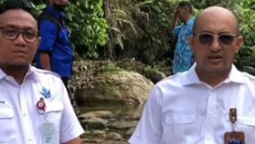 Dirut Perumda Air Minum Kota Padang Tinjau Intake di Sungai Guo Kuranji