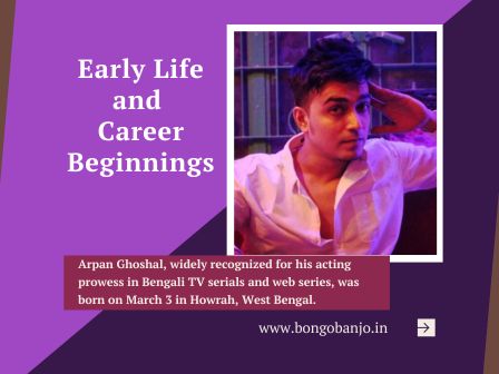 Arpan Ghoshal Early Life and Career Beginnings