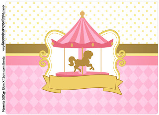 Carousel in Pink: Free Printable Candy Bar Labels.