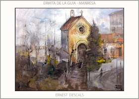 ERMITA-GUIA-CAPELLA-PINTURA-MANRESA-RUTA IGNASIANA-SANT IGNASI-PAISATGES-PINTURES-ART-ARTISTA-PINTOR-ERNEST DESCALS-