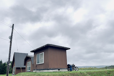 北海道ツーリング　バンガロー　キャンプ場　兜沼