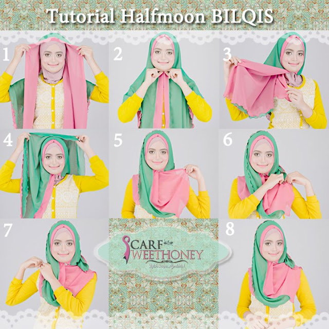 tutorial cara memakai jilbab lengkap terbaru 90 gaya - masuk-islam.com