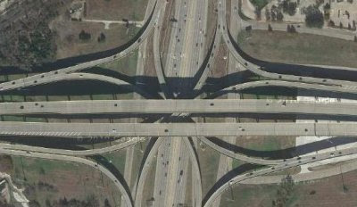 US 75 and Bush Tollway