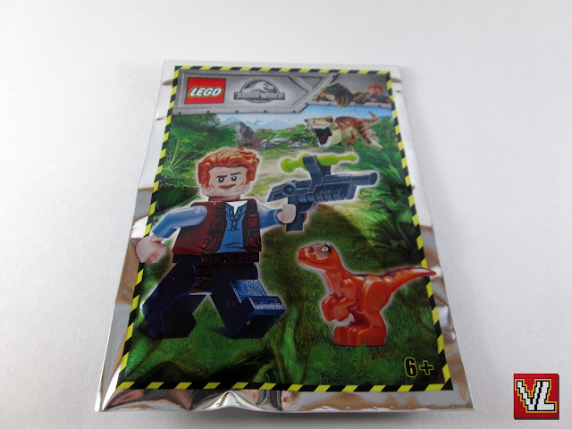 Set LEGO Jurassic World Magazine Gift 121904 Owen with Baby Raptor (Owen com o bebé Raptor)