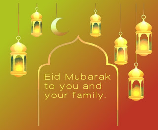 Eid Mubarak to you and your family.
