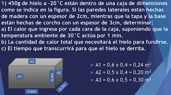 tabla coeficiente conductividad termica ejercicios problemas resueltos