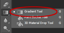 The Gradient Tool.