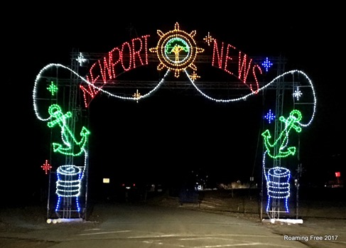 Newport News Light Show