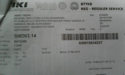 Bukti Pengiriman barang