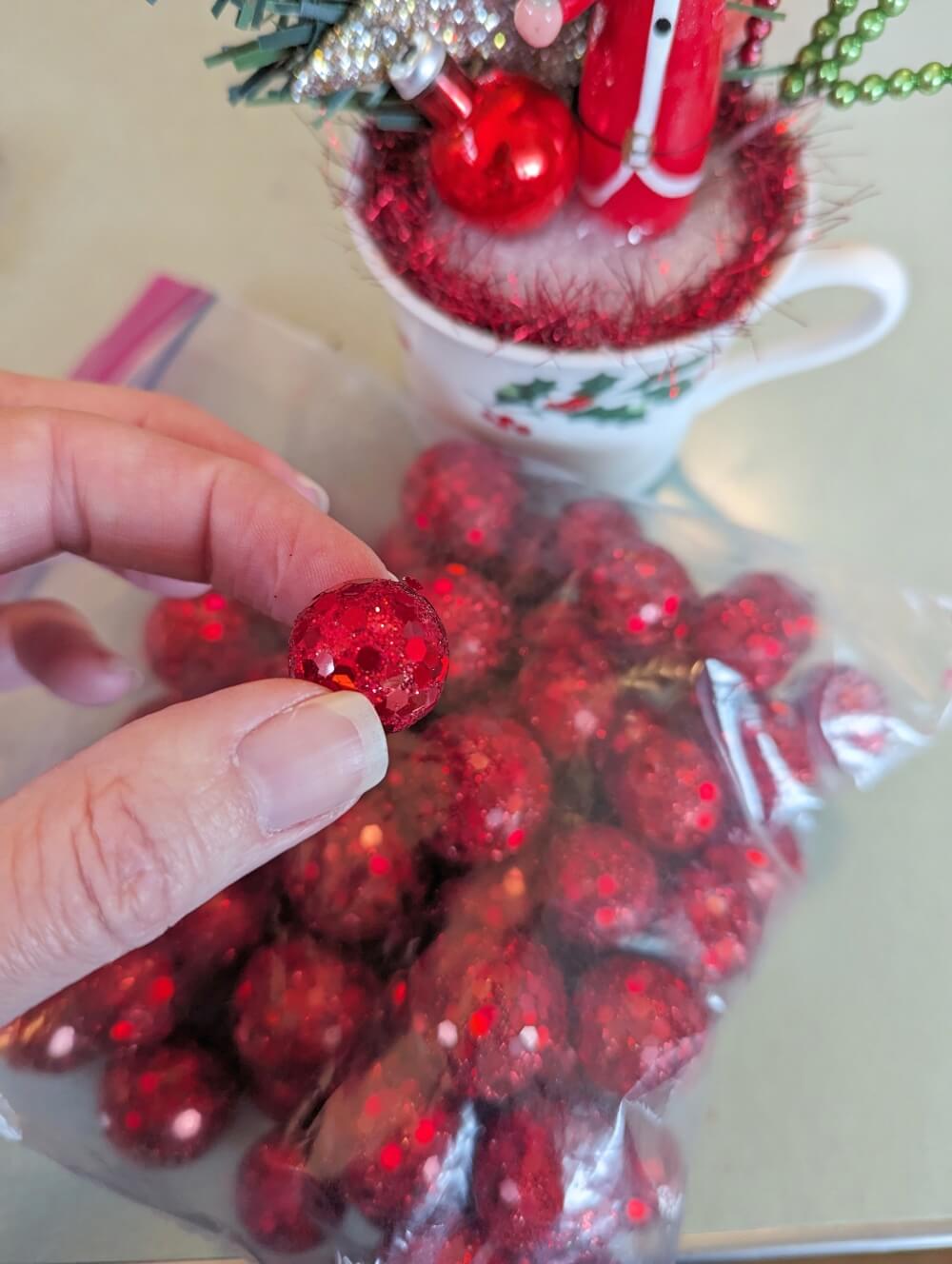 Altered Christmas Teacups