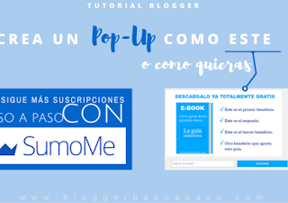 Tutorial Blogger: Poner ventana POP-UP de suscripción + Truco