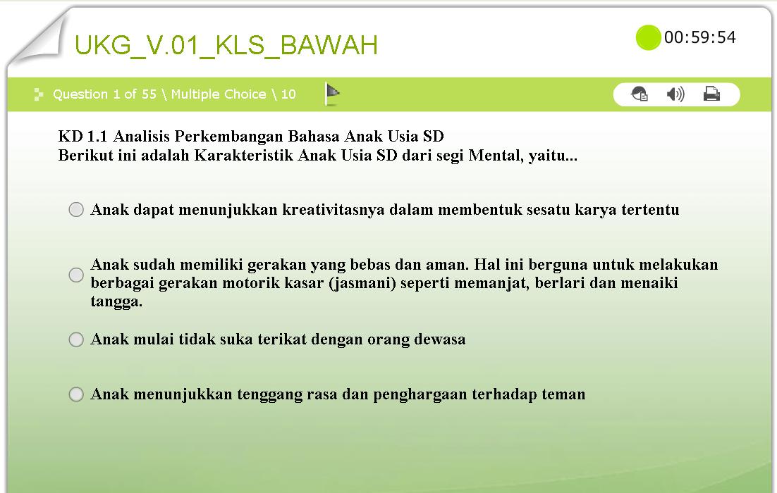 Aplikasi Latihan Soal UKG Bagi Guru, Kepala Sekolah, dan 