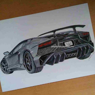 Lamboghini drawing adn sketches