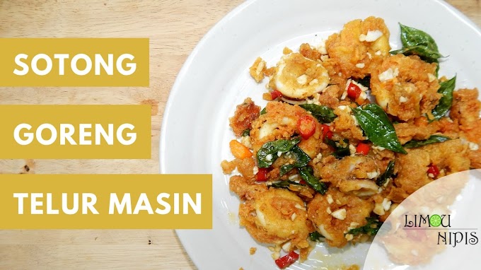 Sotong Masak Telur Masin Yang Enak