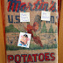 Potato Sack Cork Board