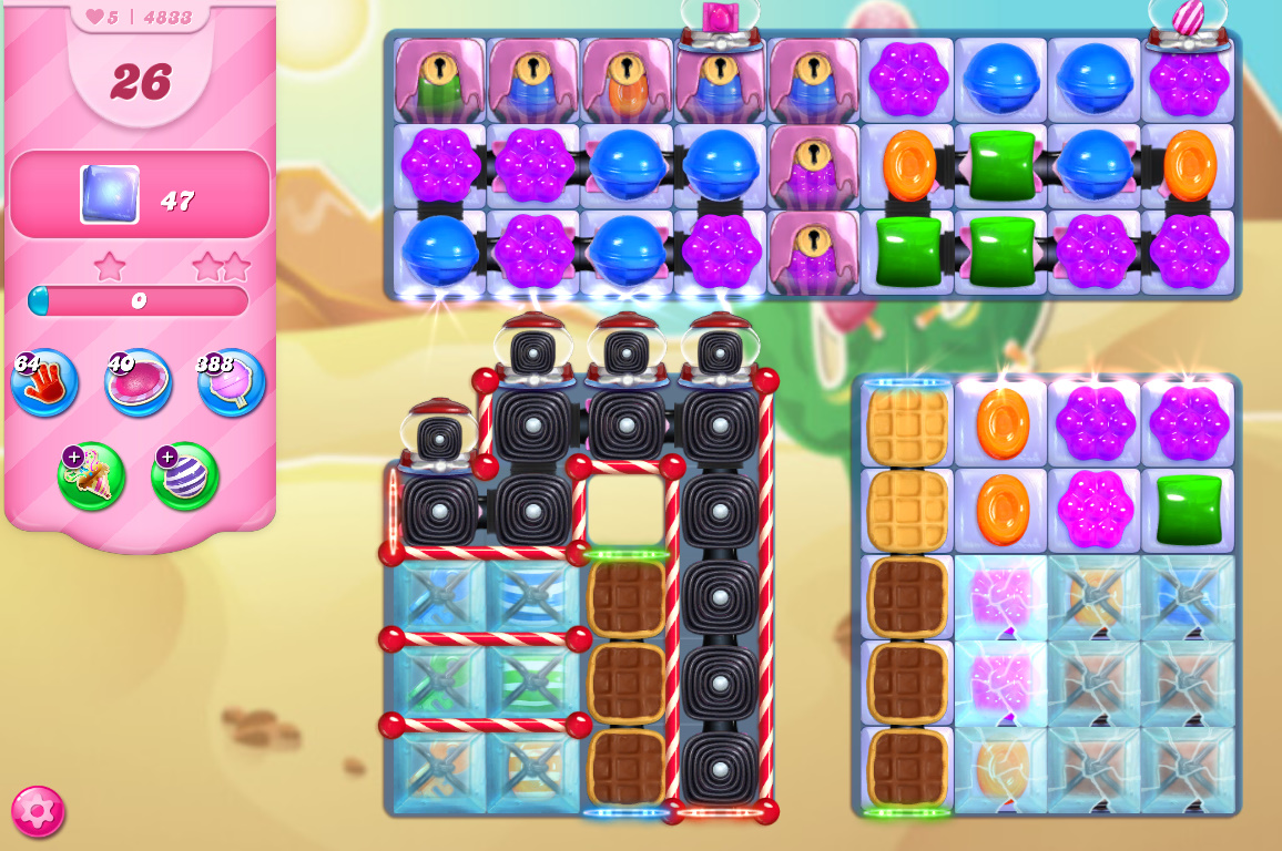 Candy Crush Saga level 4833