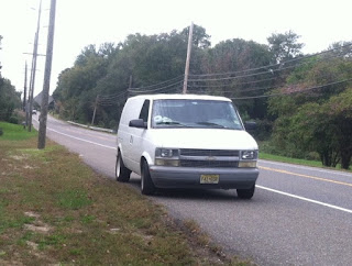 2005 Chevrolet Astro Van of White Angel Xpress courier service at Bridgeport, New Jersey