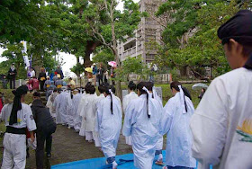 procession to castle