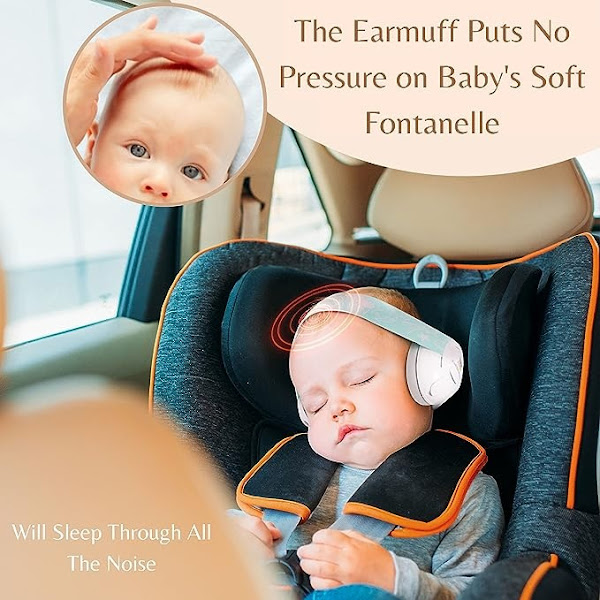 Soundproof Baby Ear Muffs Help Baby Sleep Through Loud Noises