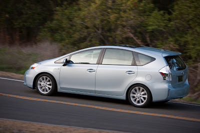 2012 Toyota Prius V Rear Side View