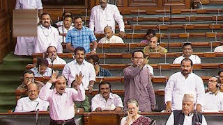 congress-walkout-parliament-for-karnataka