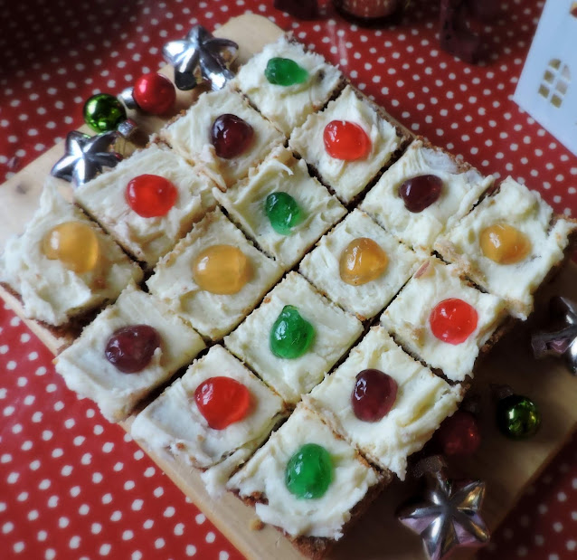 Cherry Cake Squares