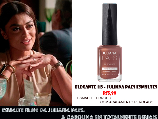 Descubra o esmalte nude de Juliana Paes, a Carolina em Totalmente Demais  (foto: TV Globo/divulgação)