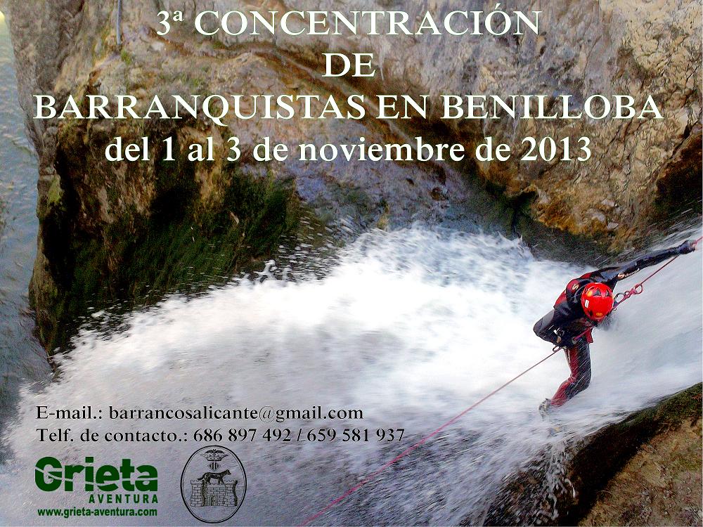 3er Encuentro de Barranquistas en Benilloba