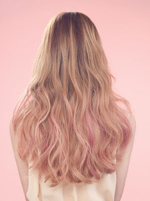 Pink Bronde hair for girls